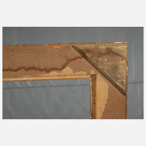 Goldstuckleiste mit Lorbeerblattdekor