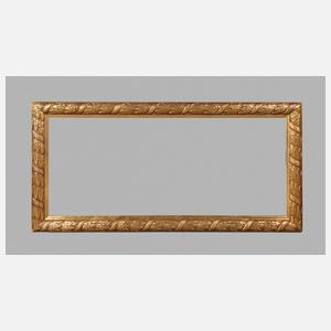 Goldstuckleiste mit Lorbeerblattdekor