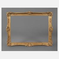 Goldbronzierter Stuckrahmen111