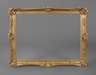 Goldbronzierter Stuckrahmen