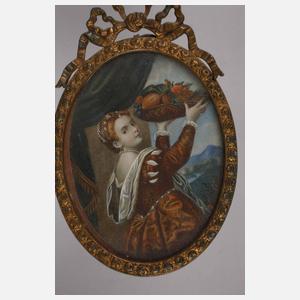 Drei Miniaturportraits