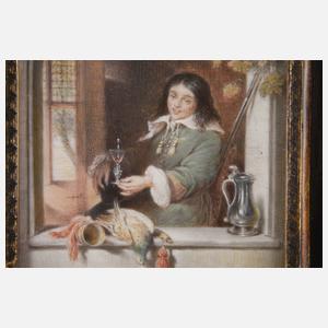 Miniatur nach Gabriel Metsu