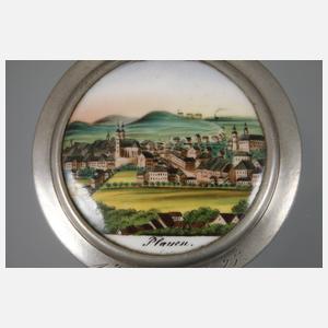 Porzellanmedaillon Plauen