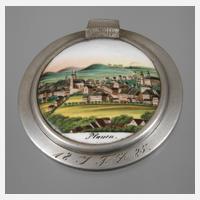 Porzellanmedaillon Plauen111