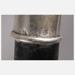Spazierstock Silber