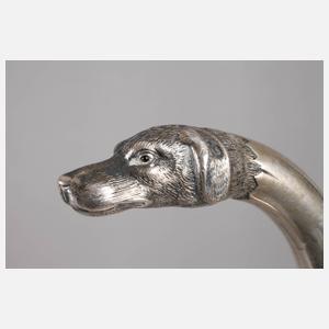 Spazierstock Silber