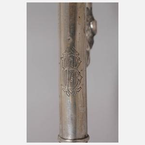 Spazierstock Silber