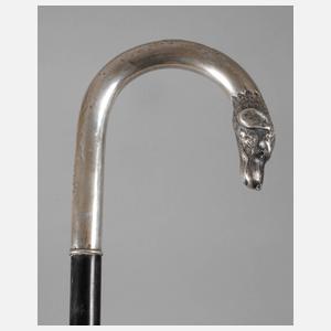 Spazierstock Silber