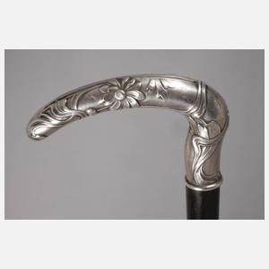 Spazierstock Silber