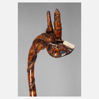 Geschnitzter Spazierstock111