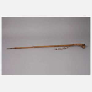 Geschnitzter Spazierstock