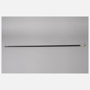 Spazierstock Porzellan