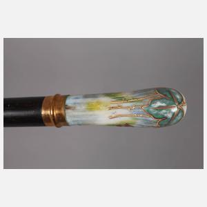 Spazierstock Porzellan