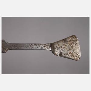 Drei alpenländische Besteckteile