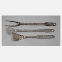 Drei alpenländische Besteckteile111