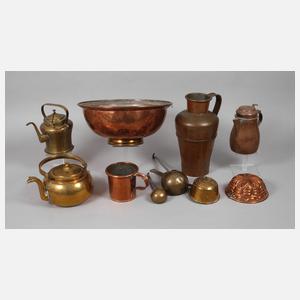 Konvolut historische Küchenutensilien