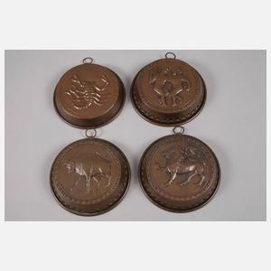 Konvolut Kupferformen