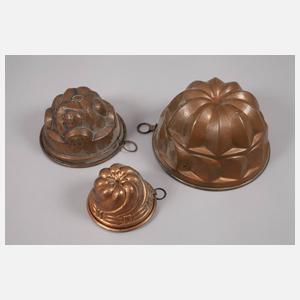 Konvolut Kupferformen