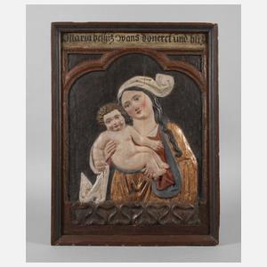 Geschnitztes Andachtsbild