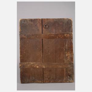 Marienikone mit ausgewählten Heiligen