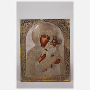 Marienikone im Oklad