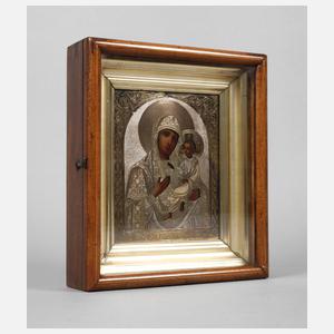 Marienikone im Oklad