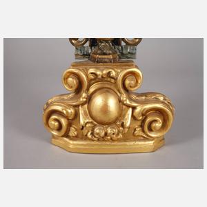 Geschnitzte Heiligenplastik