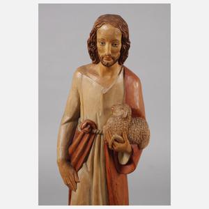 Geschnitzte Heiligendarstellung