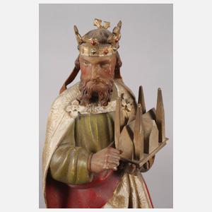 Geschnitzte Heiligenfigur