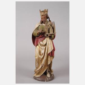 Geschnitzte Heiligenfigur