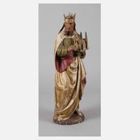 Geschnitzte Heiligenfigur111