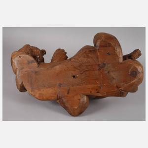 Großer geschnitzter Engel