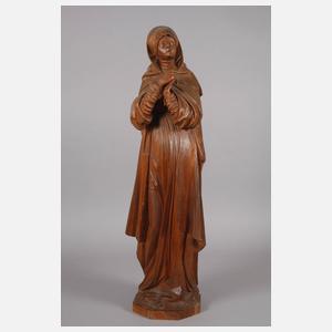 Geschnitzte Marienplastik