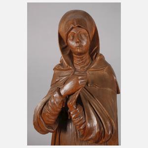 Geschnitzte Marienplastik