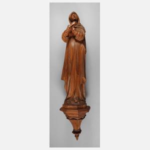 Geschnitzte Marienplastik