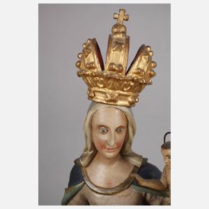 Geschnitzte Heiligenfigur