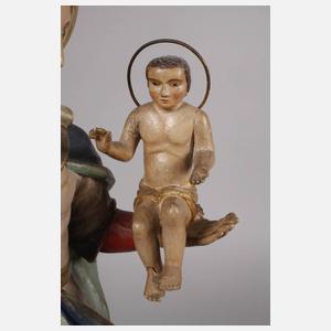 Geschnitzte Heiligenfigur