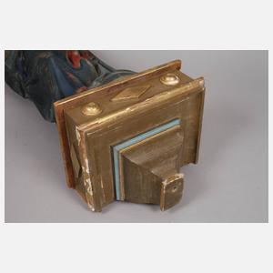 Geschnitzte Madonnenplastik