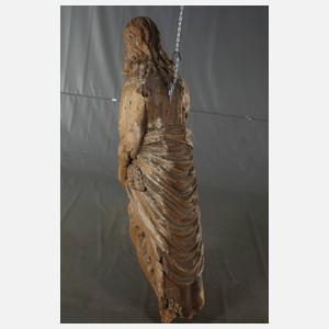 Fragment einer barocken Heiligenfigur