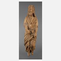 Fragment einer barocken Heiligenfigur111