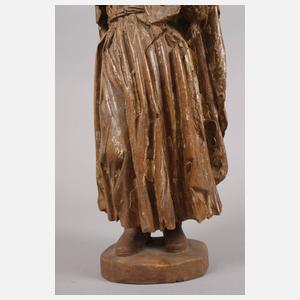 Geschnitzte Heiligenfigur