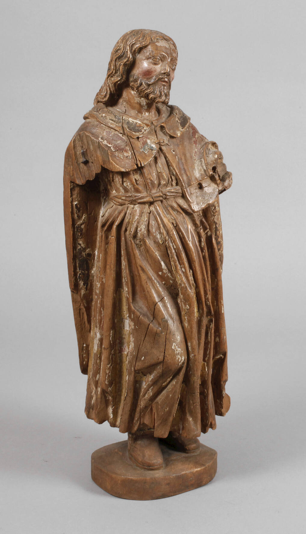 Geschnitzte Heiligenfigur