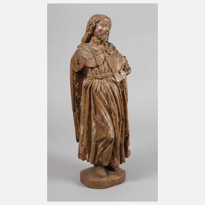 Geschnitzte Heiligenfigur