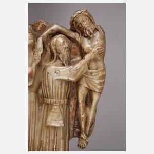 Fragment eines Heiligenbildnis