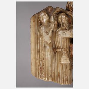 Fragment eines Heiligenbildnis