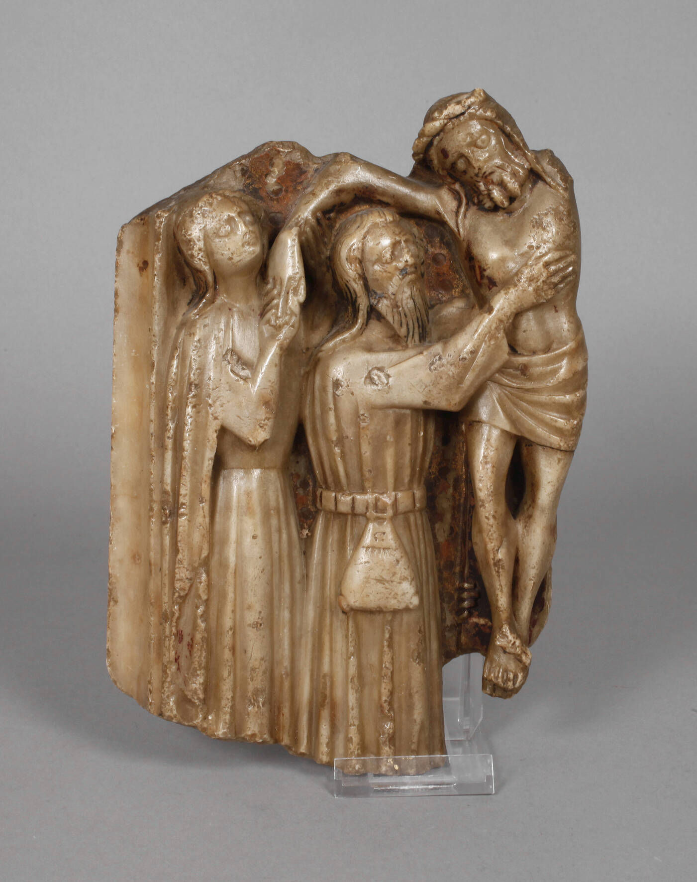 Fragment eines Heiligenbildnis