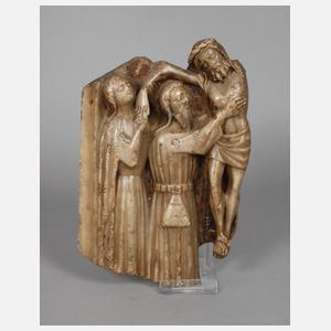 Fragment eines Heiligenbildnis