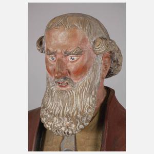 Große figürliche Schnitzerei