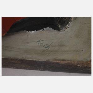 Große figürliche Schnitzerei