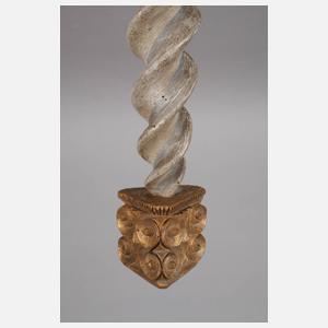 Paar barocke Schnitzereien